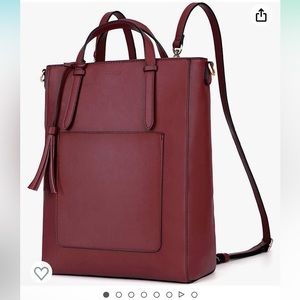 ECOSUSI convertible tote/backpack/handbag laptop bag